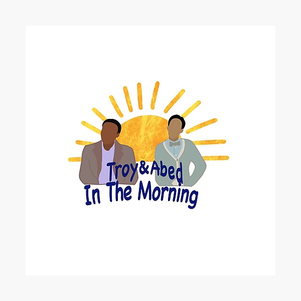 Item preview, Troy and Abed in Morning Community TV Show 2 designed and sold by doodlesbylinds1.