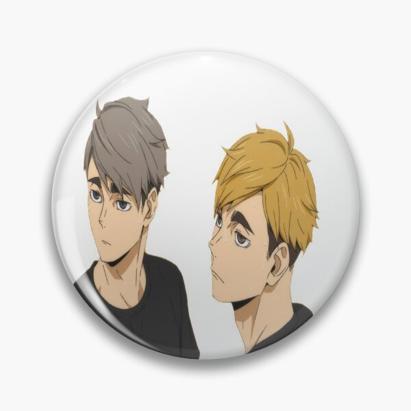 Haikyuu!! TO THE TOP Anime badge Kita Shinsuke Atsumu Miya