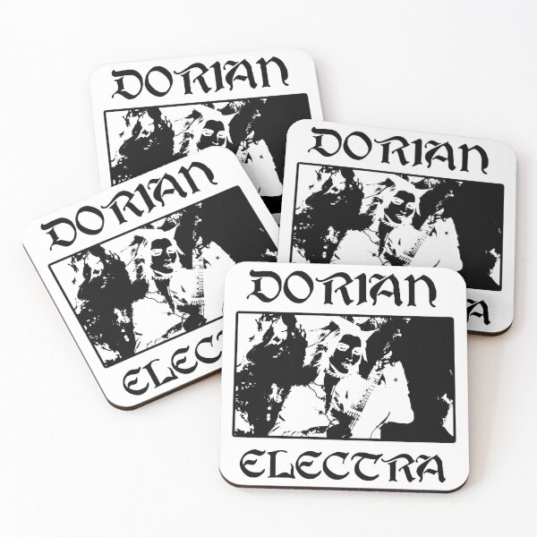 Item preview, Dorian Electra Metal (black on white) designed and sold by Leatherface.