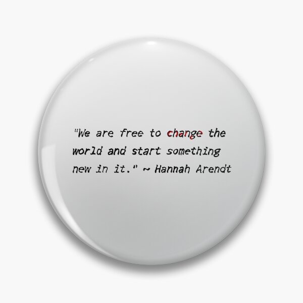 Item preview, Hannah Arendt quotes designed and sold by KennyLucky.