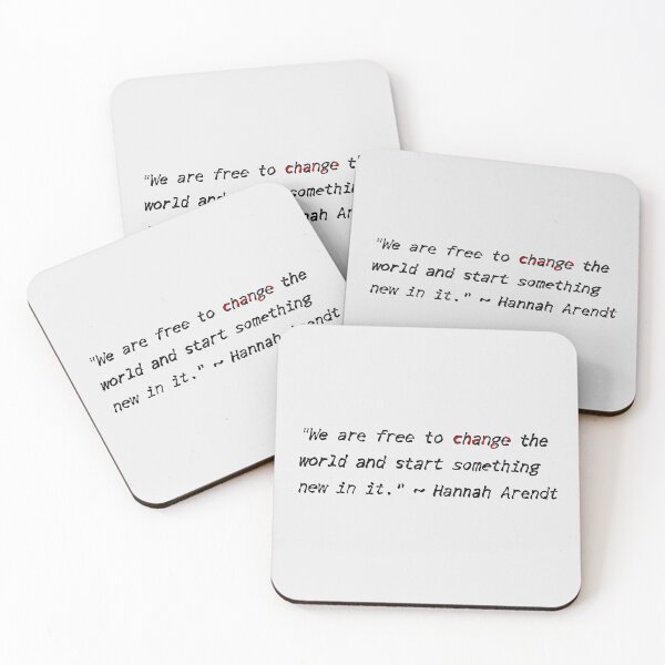 Item preview, Citas de Hannah Arendt designed and sold by KennyLucky.
