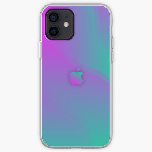 Verde y púrpura Aurora Gradient Funda para iPhone, Funda para iPhone Funda blanda para iPhone