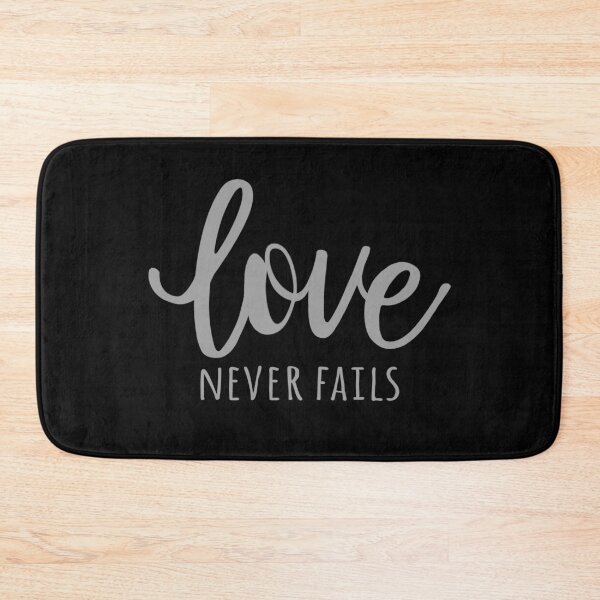 Item preview, Love Never Fails - Grey designed and sold by amazingjoy.
