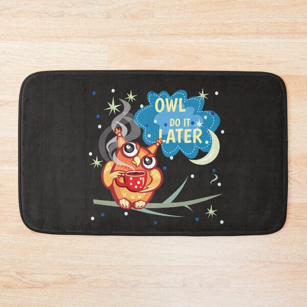 Item preview, Cute Owl do it later designed and sold by Mande Arts.