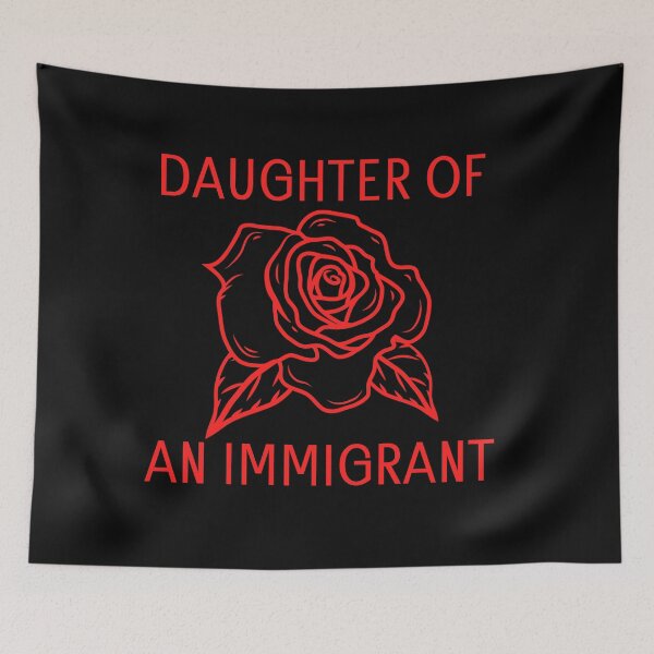 Item preview, Daughter of an Immigrant  Second Generation Immigrant , Daughter of an Immigrant,, Immigrant, Laptop Skins, scraf, mobile cases, face masks designed and sold by kenganalashish.