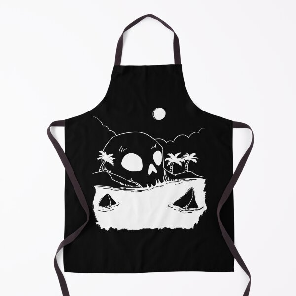 Item preview, Black and white skull silhouette landscape designed and sold by CrazyHowCool.