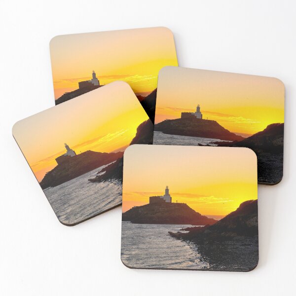 Item preview, Sunrise Mumbles Lighthouse South Wales designed and sold by VnGphoto.
