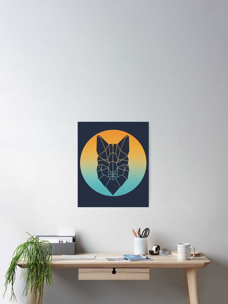 Thumbnail 2 of 3, Poster, Cute Fox designed and sold by RaohKtr.