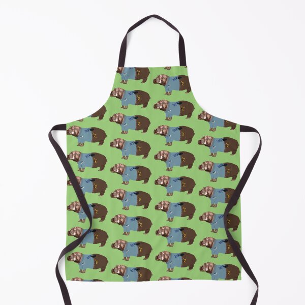 Item preview, H is for Hippo, , Cute Hippo Illustration – Funny Animal Art for Hippo Lovers designed and sold by PrettylittlepastelUk.