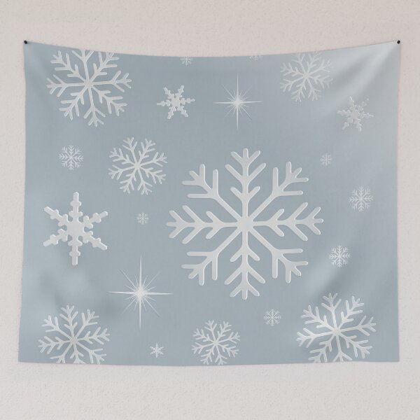 Item preview, Snowflake Background - Silver designed and sold by serenaking.