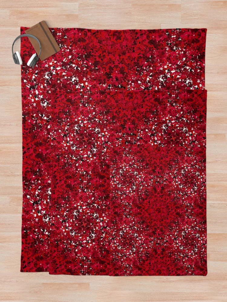 Thumbnail 5 of 6, Throw Blanket, Random Red Pattern designed and sold by beocca.