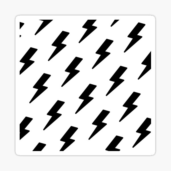 Item preview, Black Lightning Bolt Pattern designed and sold by Tomward23.