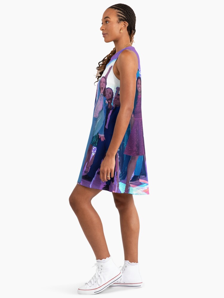 alyssa a line cotton dress Nora Button Front A-Line Dress – The Main Street Exchange main image 0