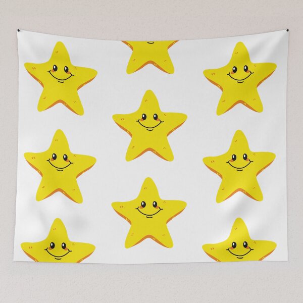 Item preview, smiling yellow star--4eights designed and sold by 4eights.