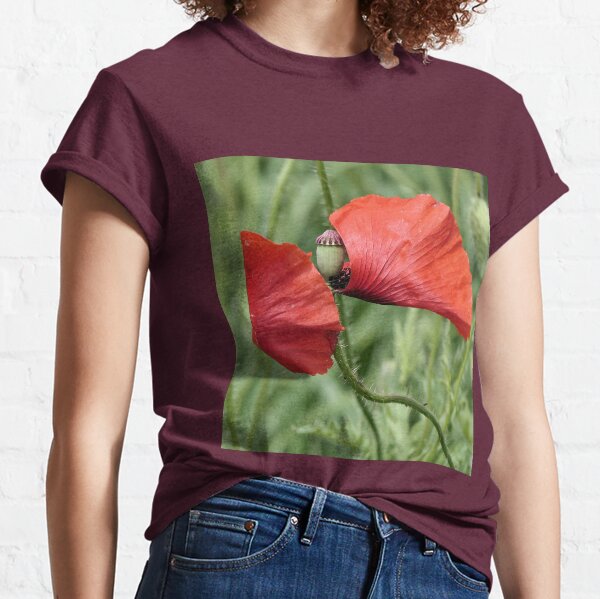 T shirt coquelicot hot sale