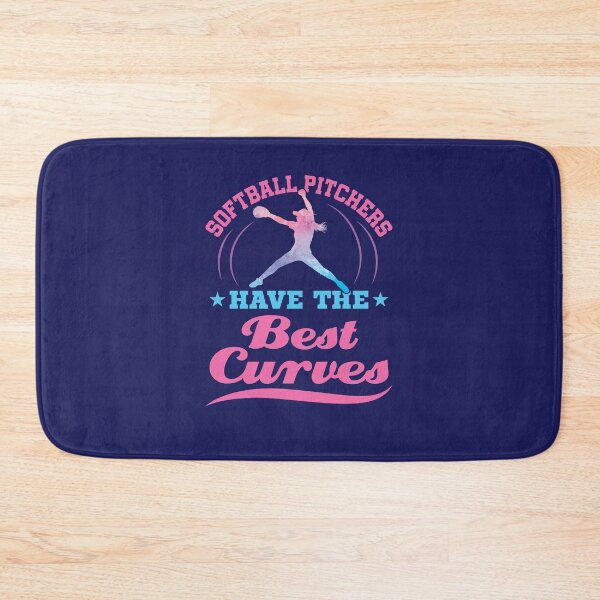 Item preview, Softball Pitchers Have the Best Curves Funny Pitcher  designed and sold by jaygo.