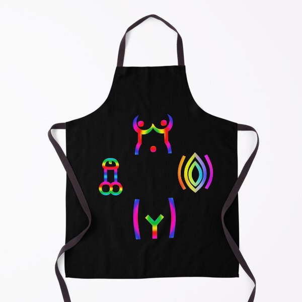 Item preview, Rainbow Abstract Sex Symbols designed and sold by KATKattalestv.