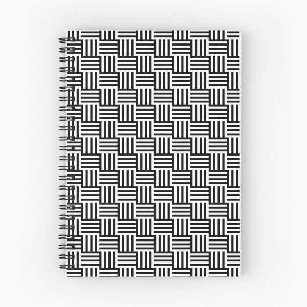 Item preview, Small Basketweave Pattern in Black and White designed and sold by AlteredAtelier.