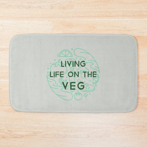 Item preview, Living Life on the Veg Veganuary designed and sold by FitFabFunny.
