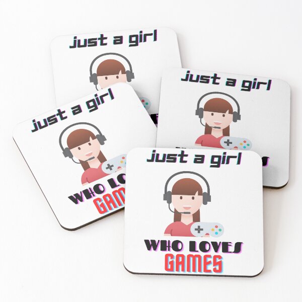 Item preview, Just A Girl Who Loves Games Gifts for Girls designed and sold by Aesthynova.