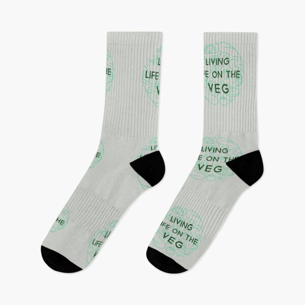 Item preview, Living Life on the Veg Veganuary  designed and sold by FitFabFunny.