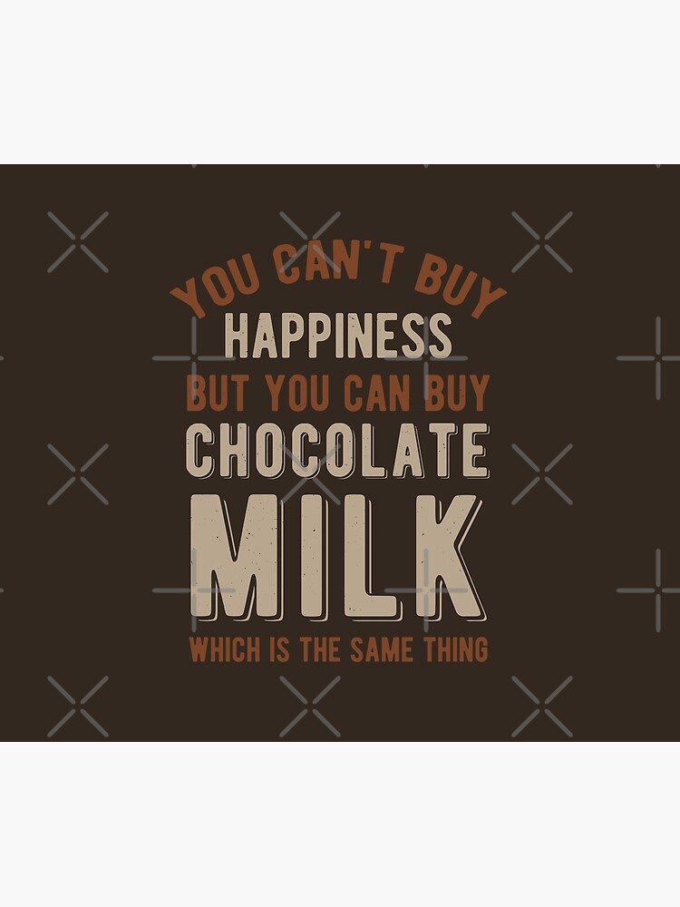 Thumbnail 6 of 6, Throw Blanket, Funny Chocolate Milk designed and sold by artworkbyrihen.