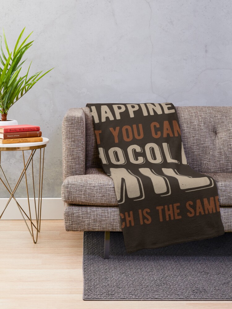 Thumbnail 2 of 6, Throw Blanket, Funny Chocolate Milk designed and sold by artworkbyrihen.