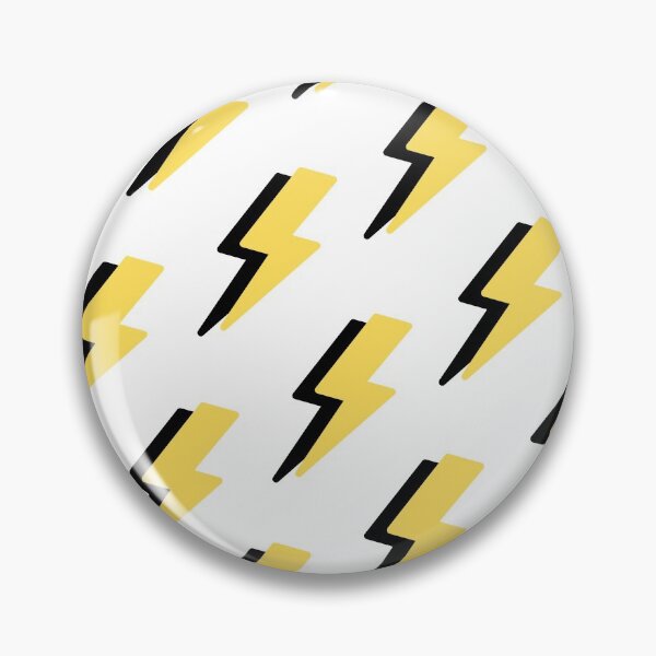 Item preview, Lightning Bolt Pattern Black and Yellow designed and sold by Tomward23.