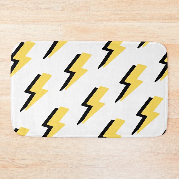 Item preview, Lightning Bolt Pattern Black and Yellow designed and sold by Tomward23.