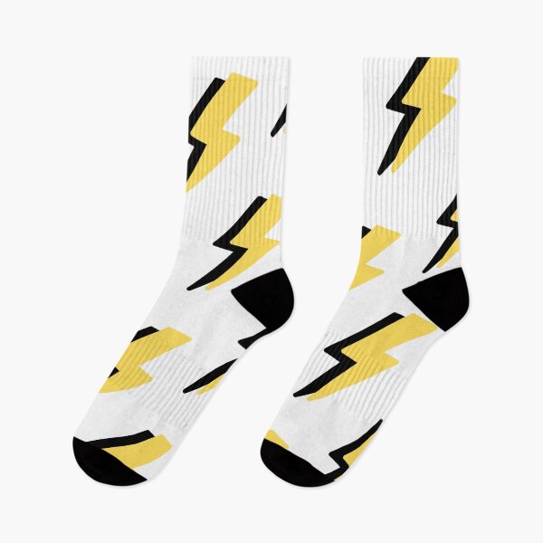 Item preview, Lightning Bolt Pattern Black and Yellow designed and sold by Tomward23.