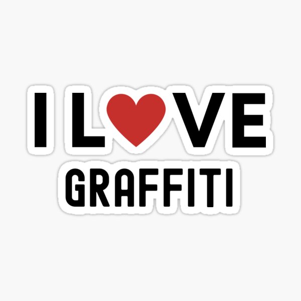 Item preview, I love Graffiti designed and sold by Happy-PrintZ.