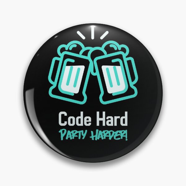 Item preview, Code Hard! Party Harder! Yeh! designed and sold by SpooTeeDesign.