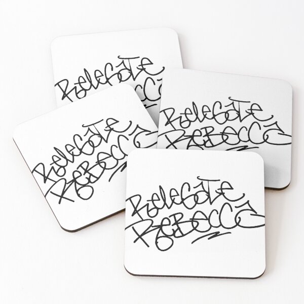 Item preview, Graffiti Relegate Rebecca designed and sold by Gooby Goods.