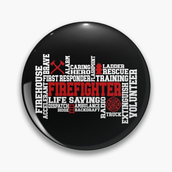 Item preview, Firefighter T-Shirt, Firefighter Words Art, Fireman Gift, Fire Department Shirt, Emergency Responder Gift designed and sold by UniqueStylistic.