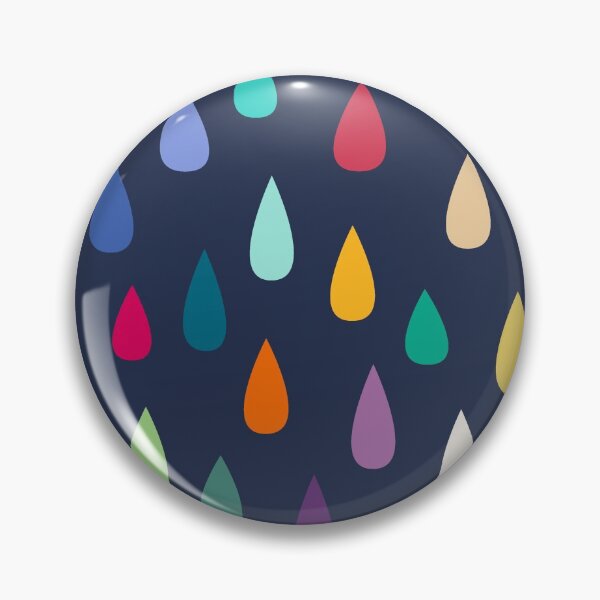 Item preview, Gotas de lluvia arcoíris Jeweled Multicolour Colorful designed and sold by Cecilia Mok.