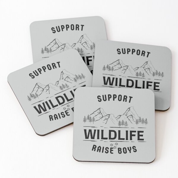 Item preview, Support Wildlife Raise Boys designed and sold by TrueFit Essentials.