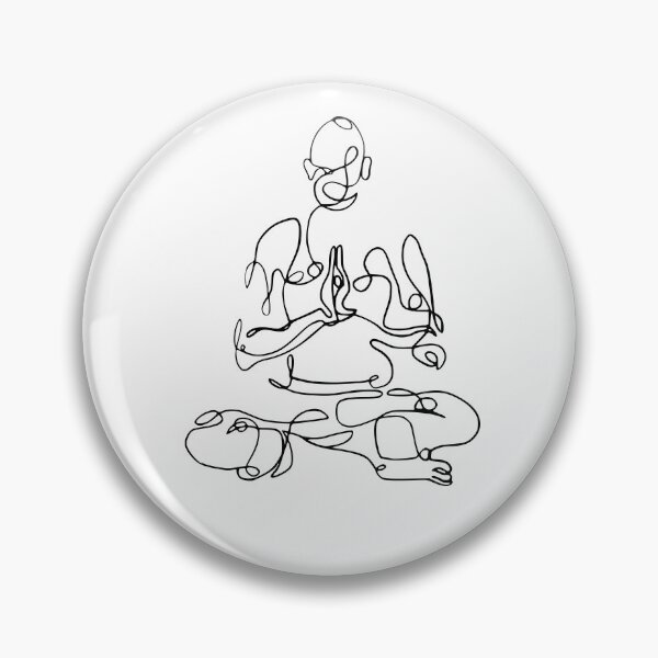 Item preview,  Contour Line Yoga-Seated Yoga 2 designed and sold by FranksArtWorld.