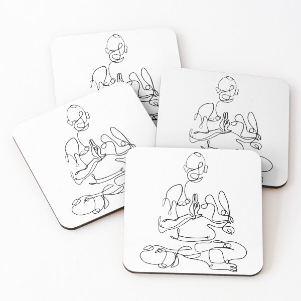 Item preview,  Contour Line Yoga-Seated Yoga 2 designed and sold by FranksArtWorld.