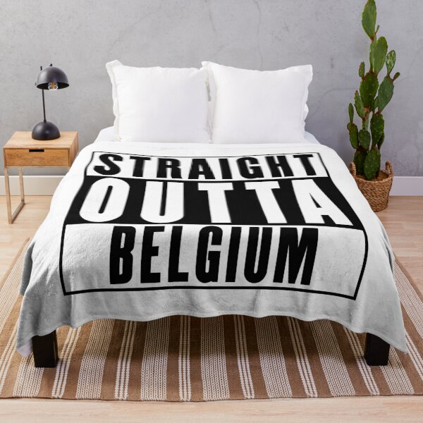 Item preview, Straight Outta Belgium designed and sold by RandomStuffShop.
