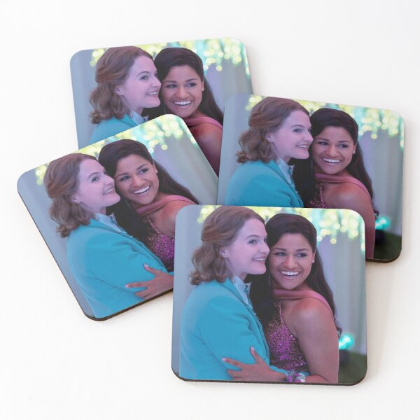 Item preview, Alyssa and Emma hug the prom netflix designed and sold by emcazalet.