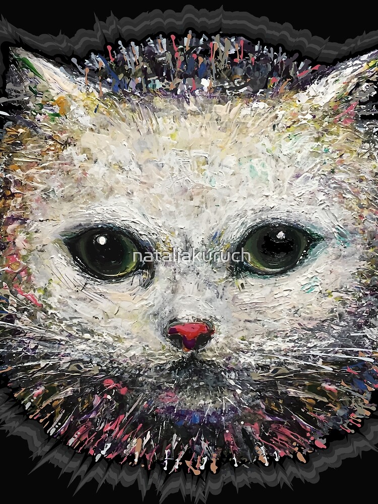 Thumbnail 5 of 5, Graphic T-Shirt, white cat designed and sold by nataliakuruch.