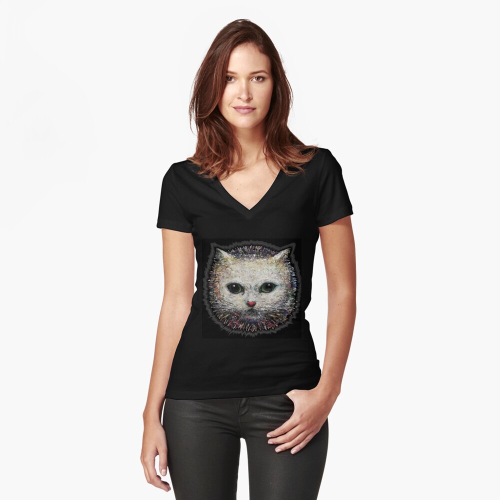 Item preview, Fitted V-Neck T-Shirt designed and sold by nataliakuruch.