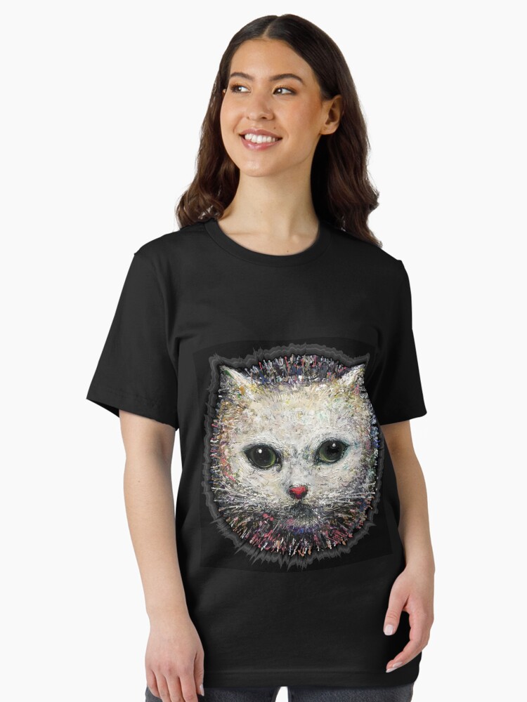 Thumbnail 2 of 7, Essential T-Shirt, white cat designed and sold by nataliakuruch.