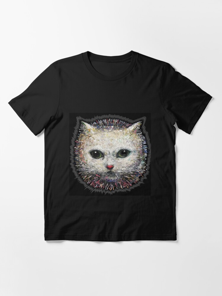 Thumbnail 2 of 7, Essential T-Shirt, white cat designed and sold by nataliakuruch.