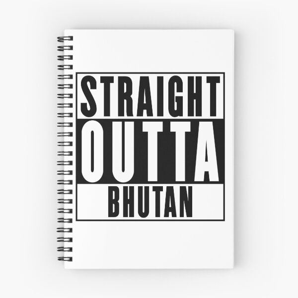 Item preview, Straight Outta Bhutan designed and sold by RandomStuffShop.