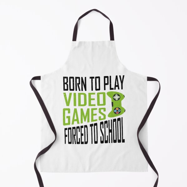 Item preview, Born To Play Video Games Forced To School designed and sold by YAHIA-14.