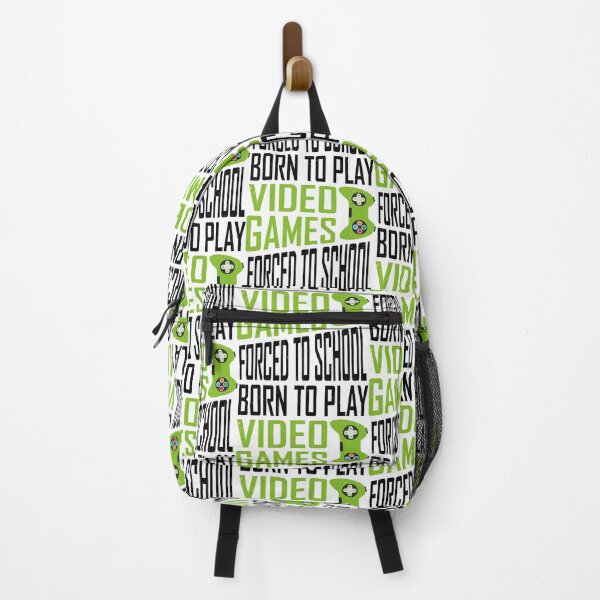 Item preview, Born To Play Video Games Forced To School designed and sold by YAHIA-14.