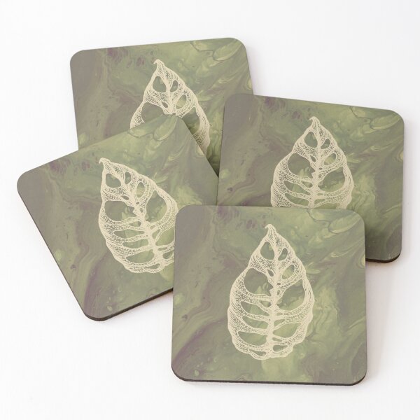 Item preview, Monstera Obliqua - White on Green designed and sold by KateAlice1994.