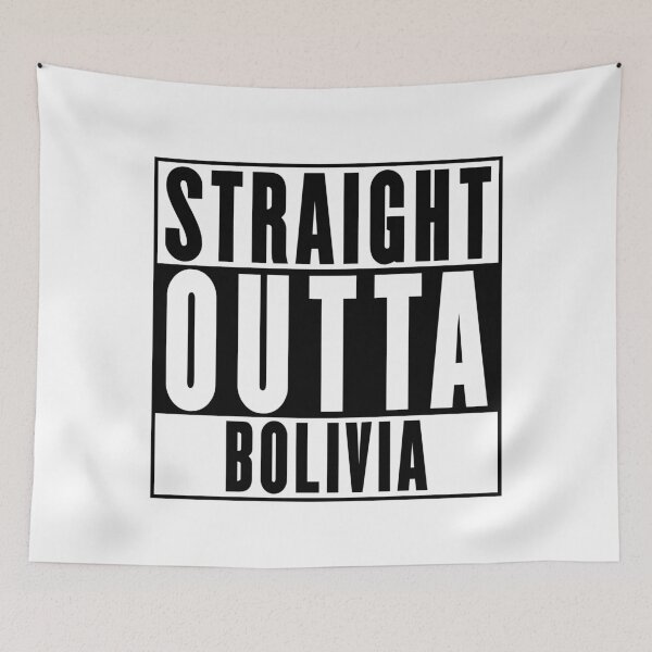 Item preview, Straight Outta Bolivia designed and sold by RandomStuffShop.