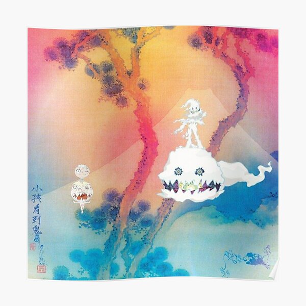 Kid Cudi Man on the moon ghost poster Poster